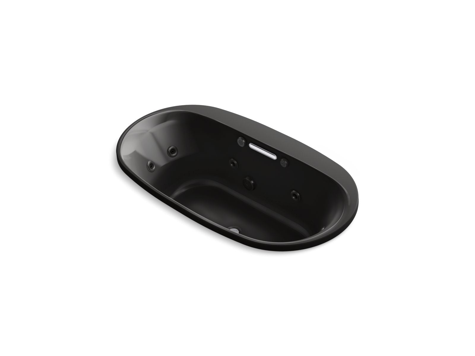 KOHLER K-5716-XHGH Underscore 65-1/2" x 35-3/4" drop-in Heated BubbleMassage air bath with whirlpool