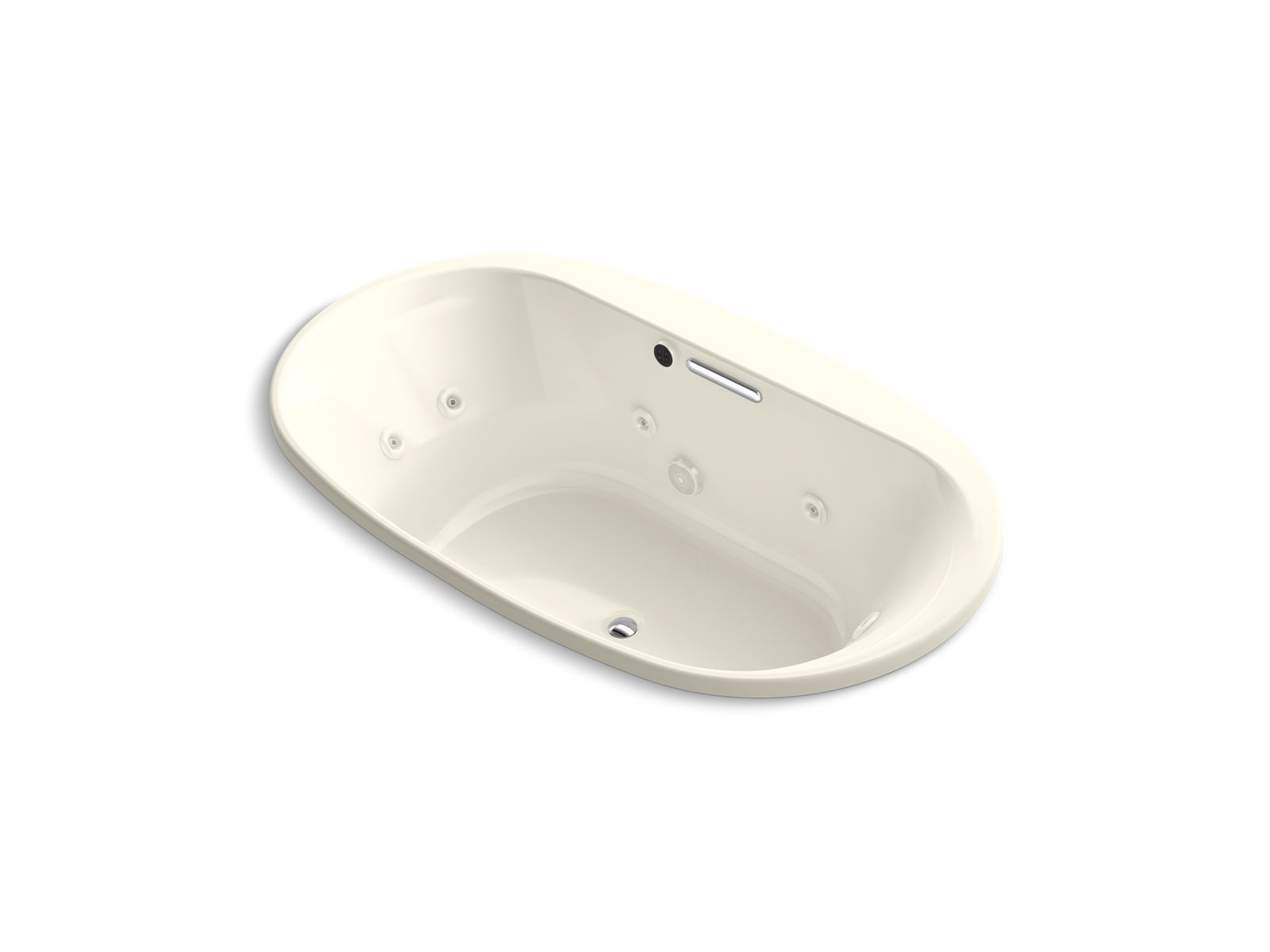 KOHLER K-5718-JH Underscore 72" x 42" drop-in heated whirlpool bath