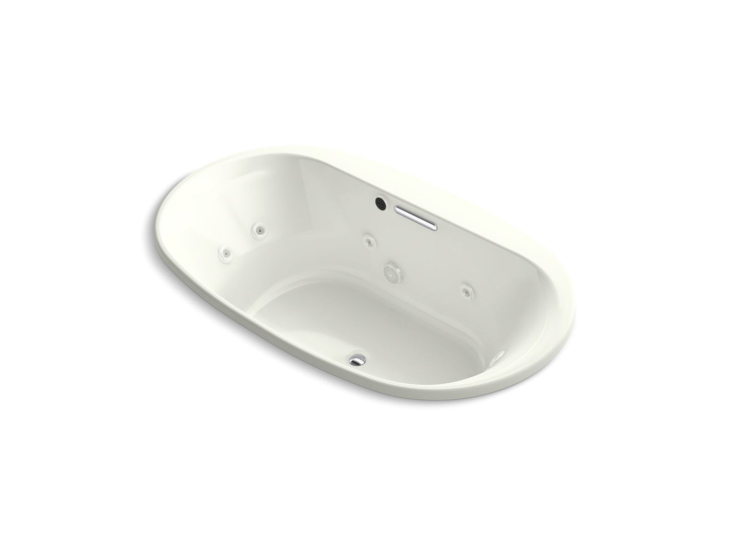 KOHLER K-5718-JH Underscore 72" x 42" drop-in heated whirlpool bath