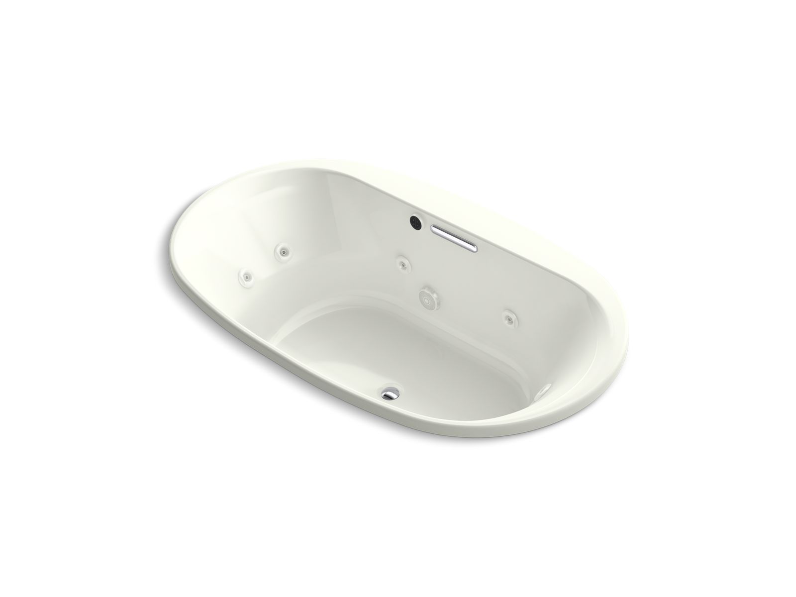KOHLER K-5718-JH Underscore 72" x 42" drop-in heated whirlpool bath