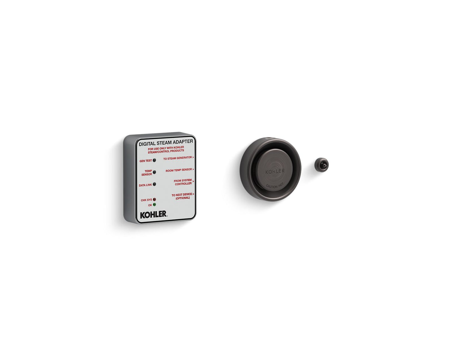 KOHLER K-5548-K1 Invigoration Series Digital steam adapter kit