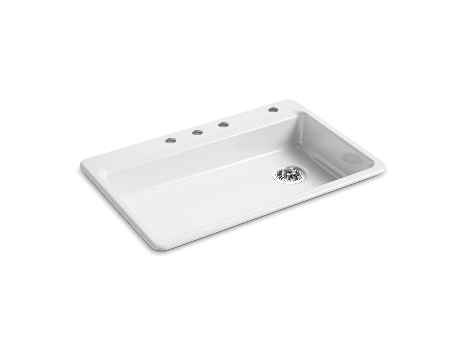 KOHLER Riverby 33" top-mount single-bowl kitchen sink