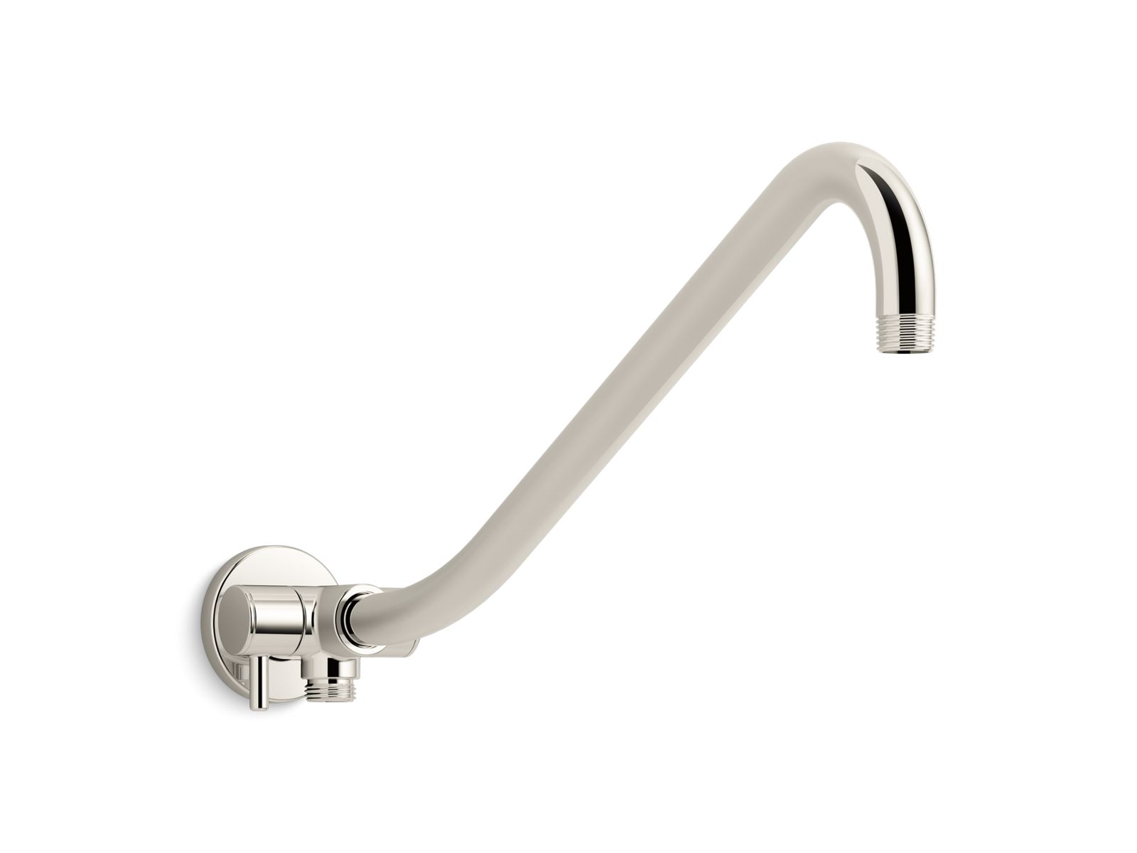 KOHLER Gooseneck Rainhead arm with 3-way diverter