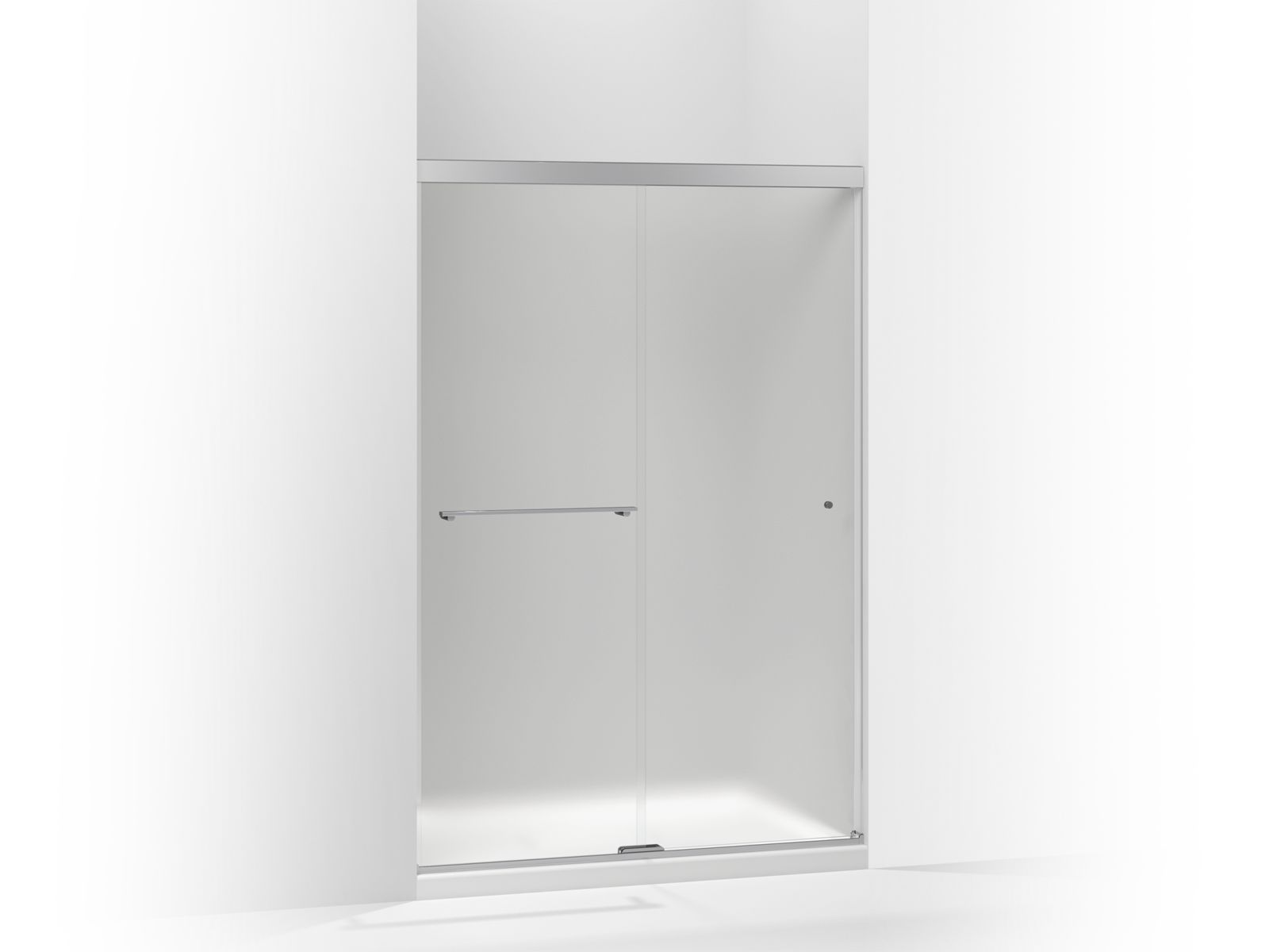 KOHLER K-707101-D3 Revel Sliding shower door, 70" H x 44-5/8 - 47-5/8" W, with 5/16" thick Frosted glass