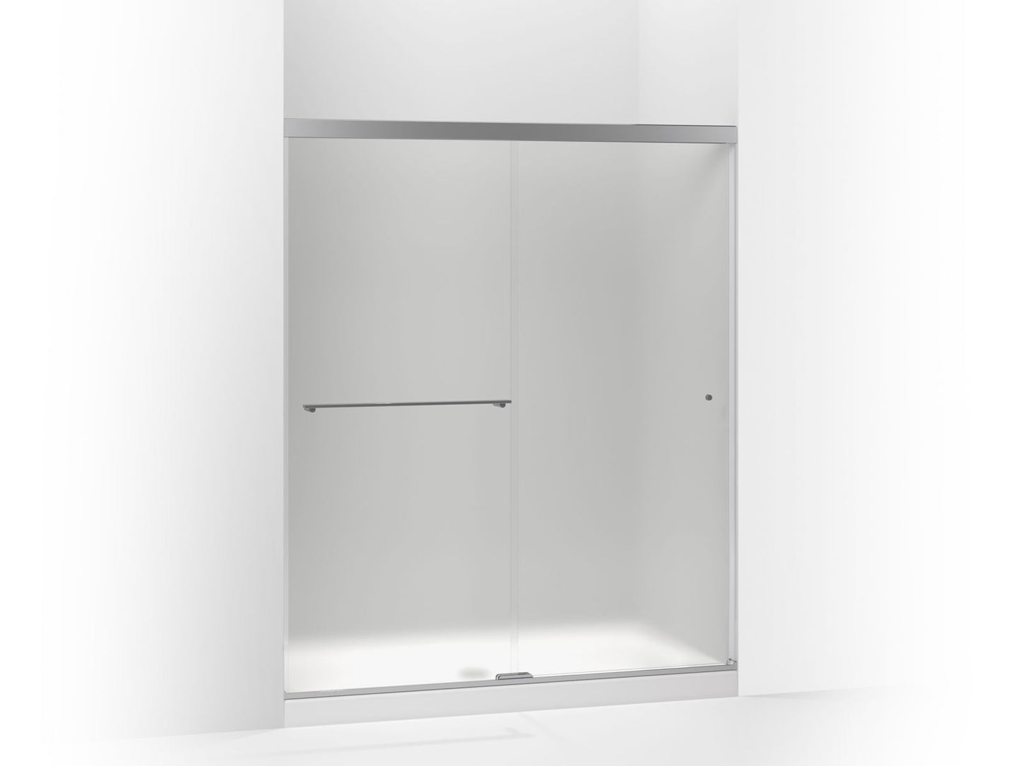 KOHLER K-707200-D3 Revel Sliding shower door, 70" H x 56-5/8 - 59-5/8" W, with 1/4" thick Frosted glass