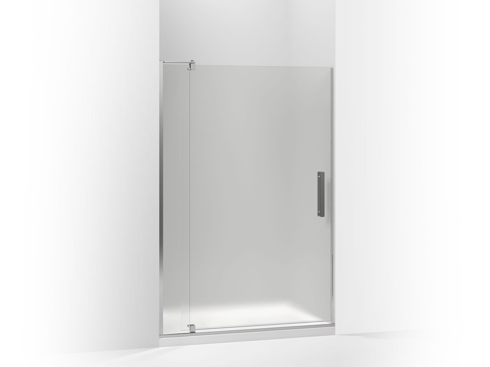 KOHLER K-707551-D3 Revel Pivot shower door, 70" H x 43-1/8 - 48" W, with 5/16" thick Frosted glass