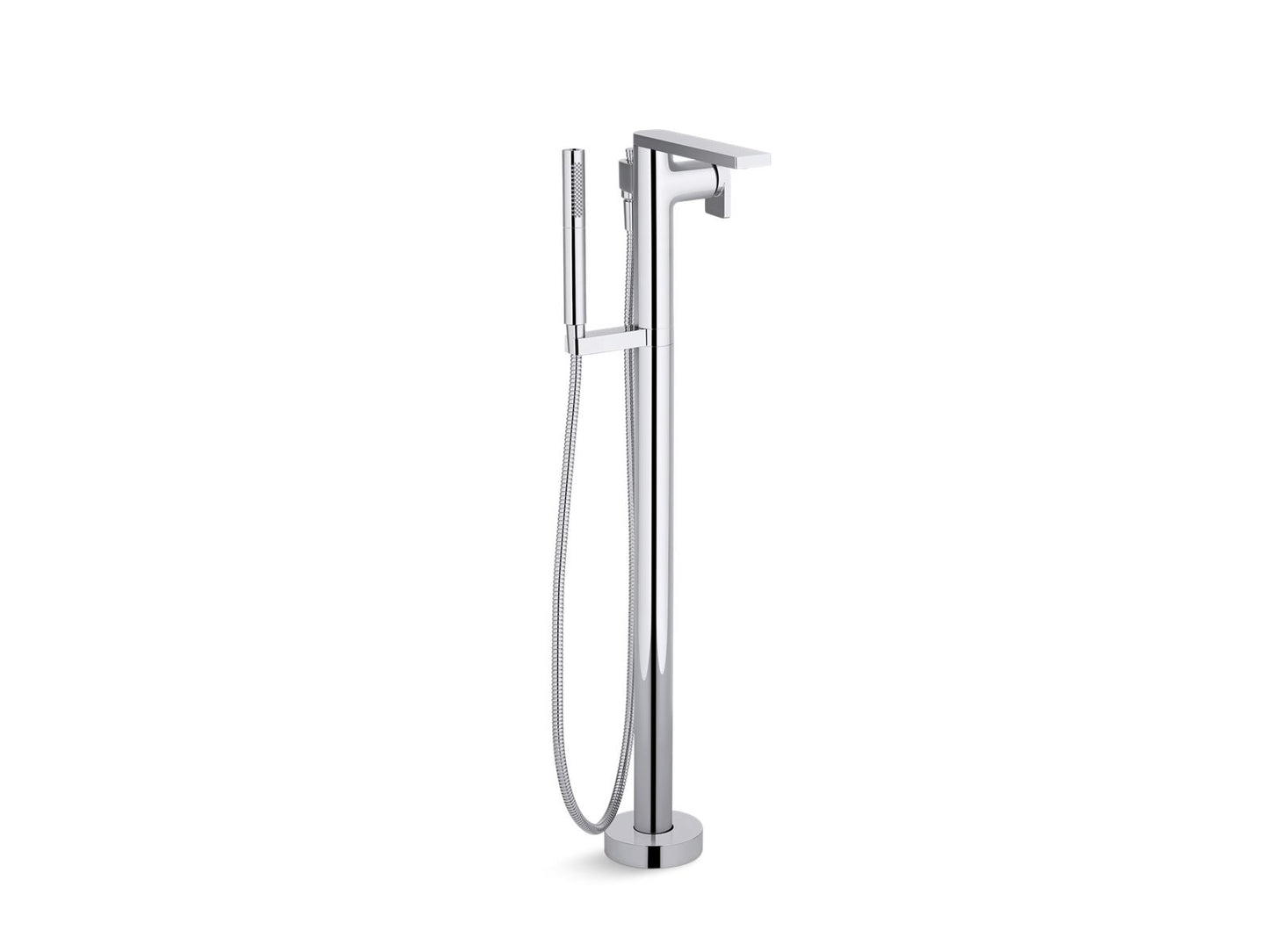 KOHLER K-T73087-4 Composed Floor-mount bath filler trim with handshower