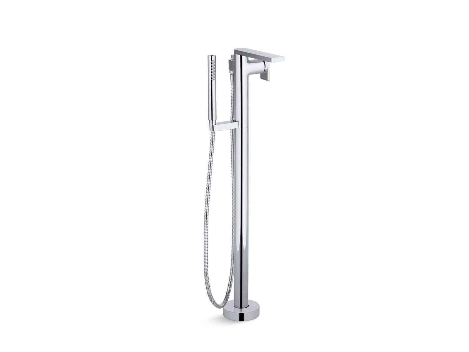 KOHLER K-T73087-4 Composed Floor-mount bath filler trim with handshower