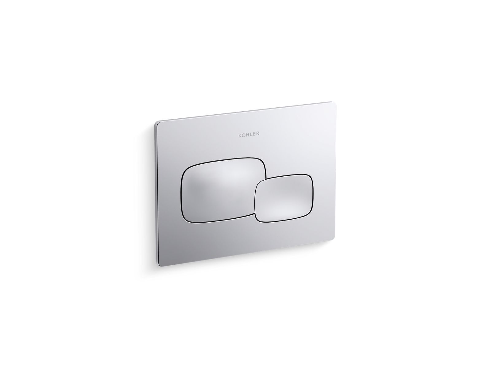 KOHLER K-5413 Cue Flush actuator plate for 2"x 4" in-wall tank and carrier system