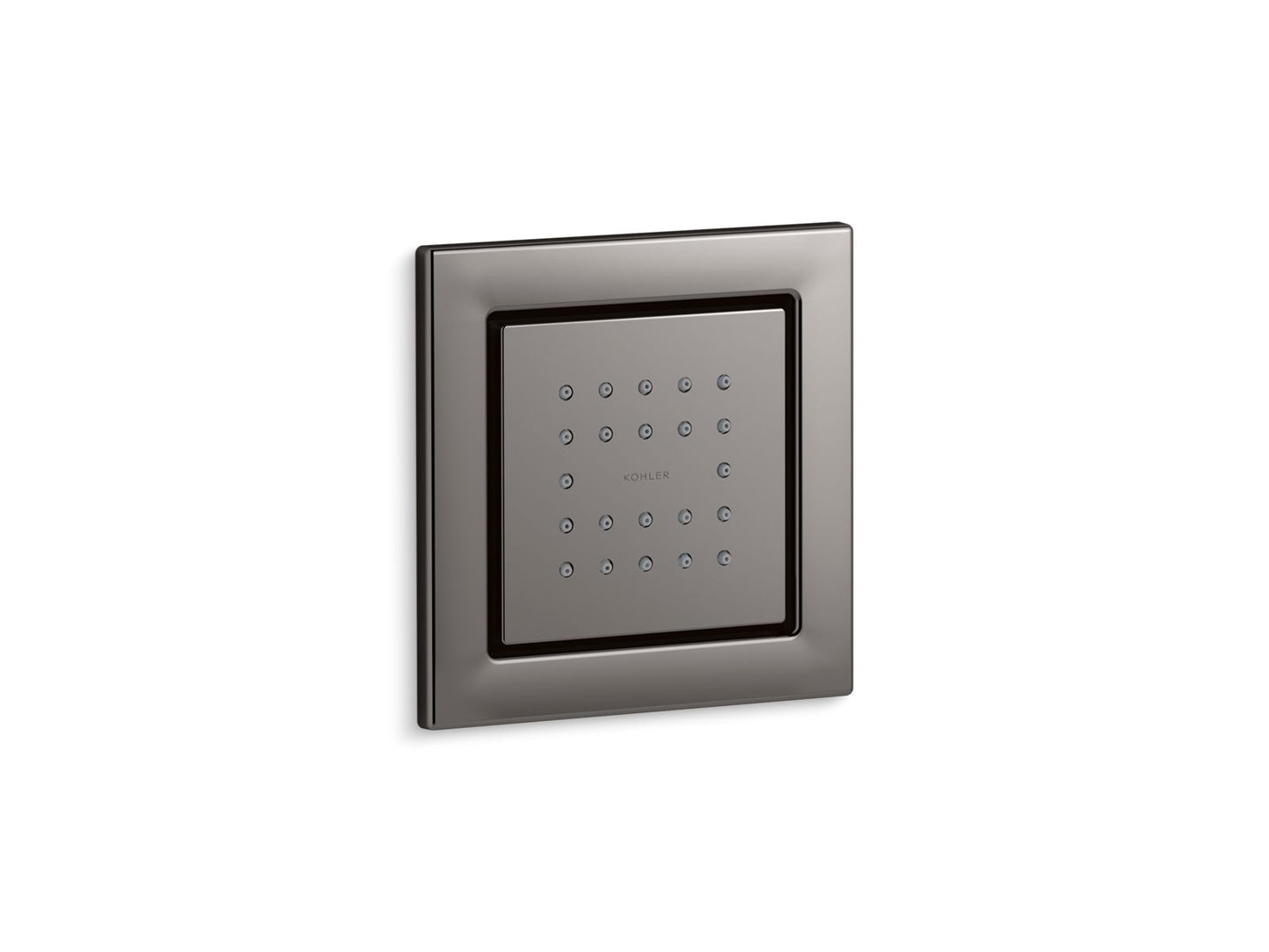 KOHLER WaterTile Square 22-nozzle single-function body spray, 2.5 gpm