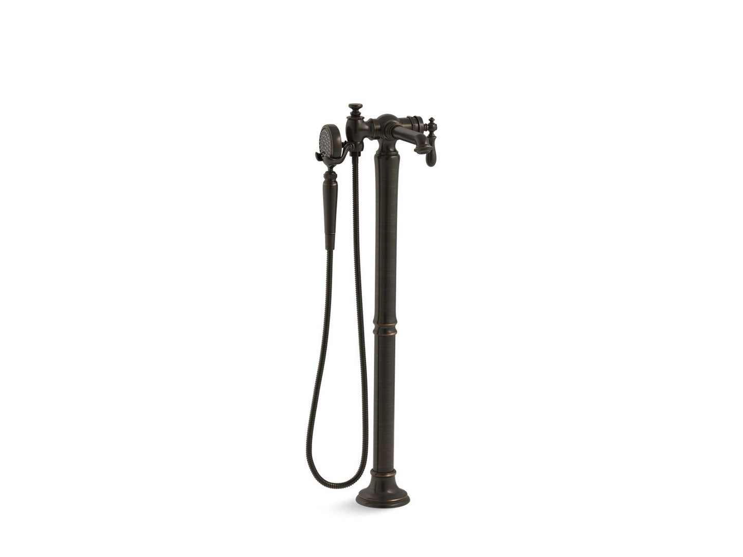 KOHLER K-T72790-9M Artifacts Floor-mount bath filler trim with handshower