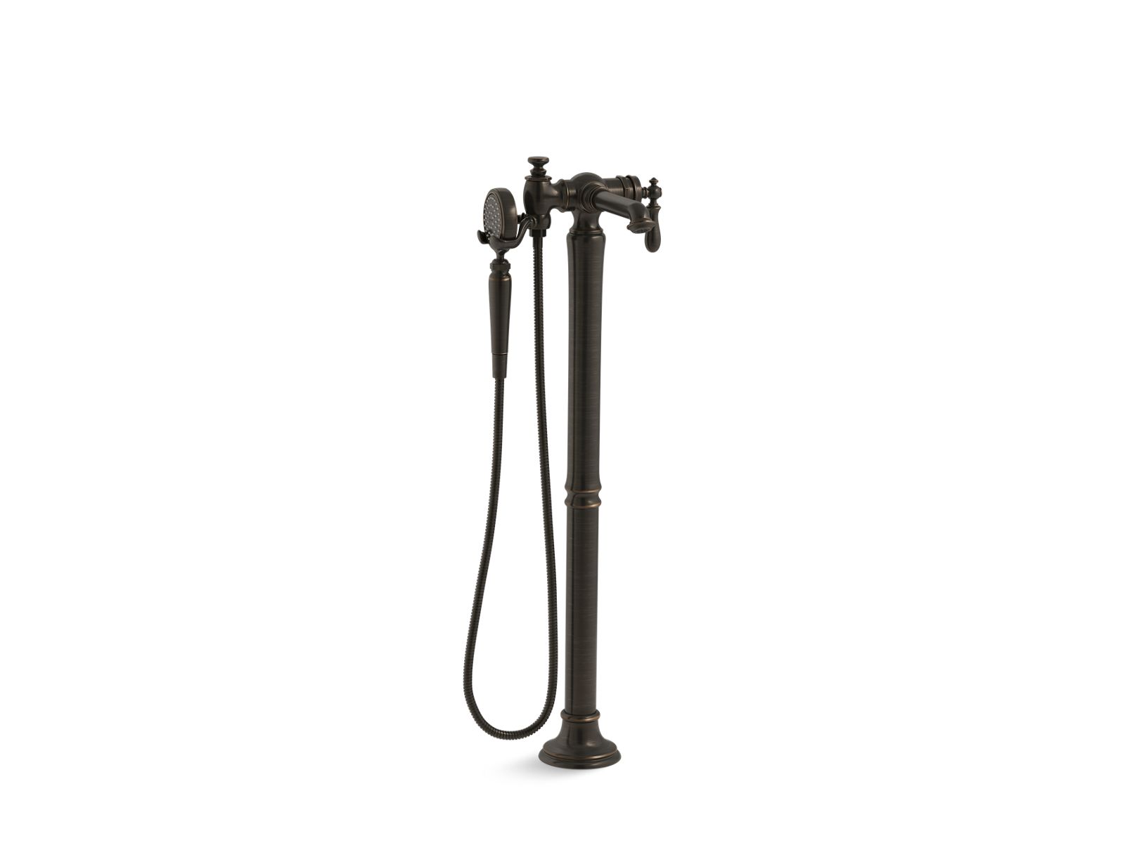 KOHLER K-T72790-9M Artifacts Floor-mount bath filler trim with handshower