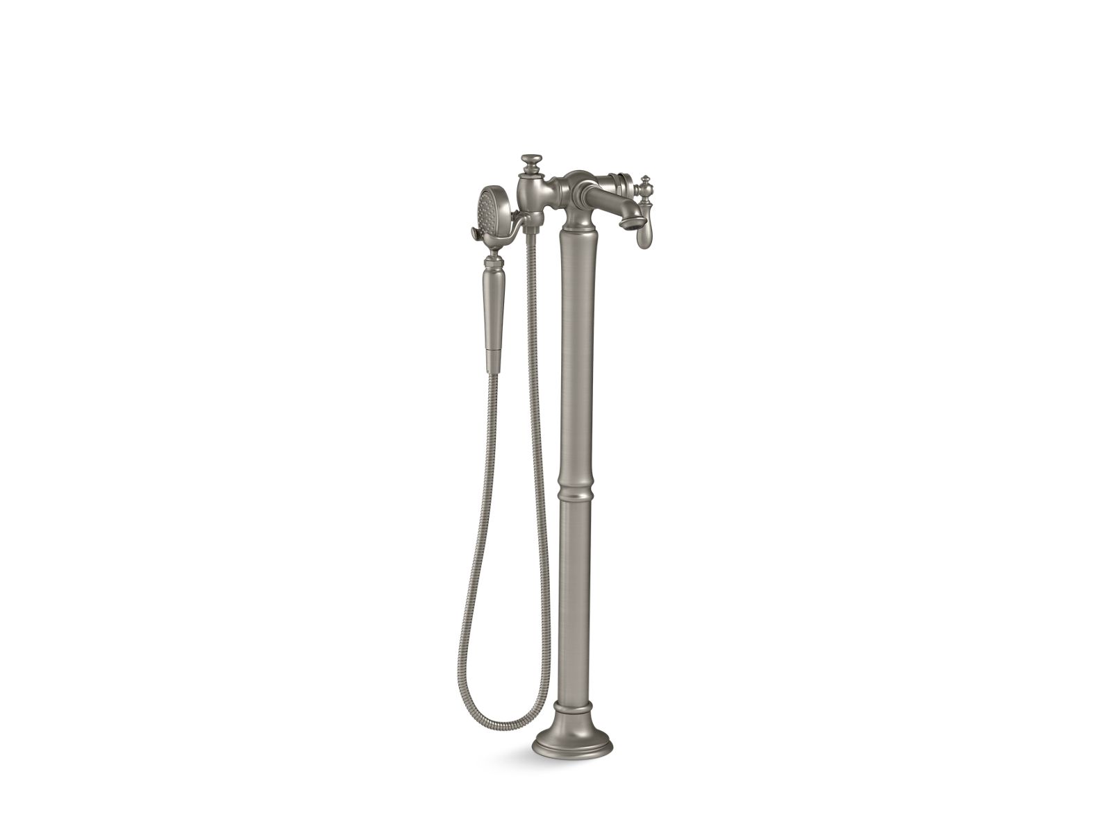 KOHLER K-T72790-9M Artifacts Floor-mount bath filler trim with handshower