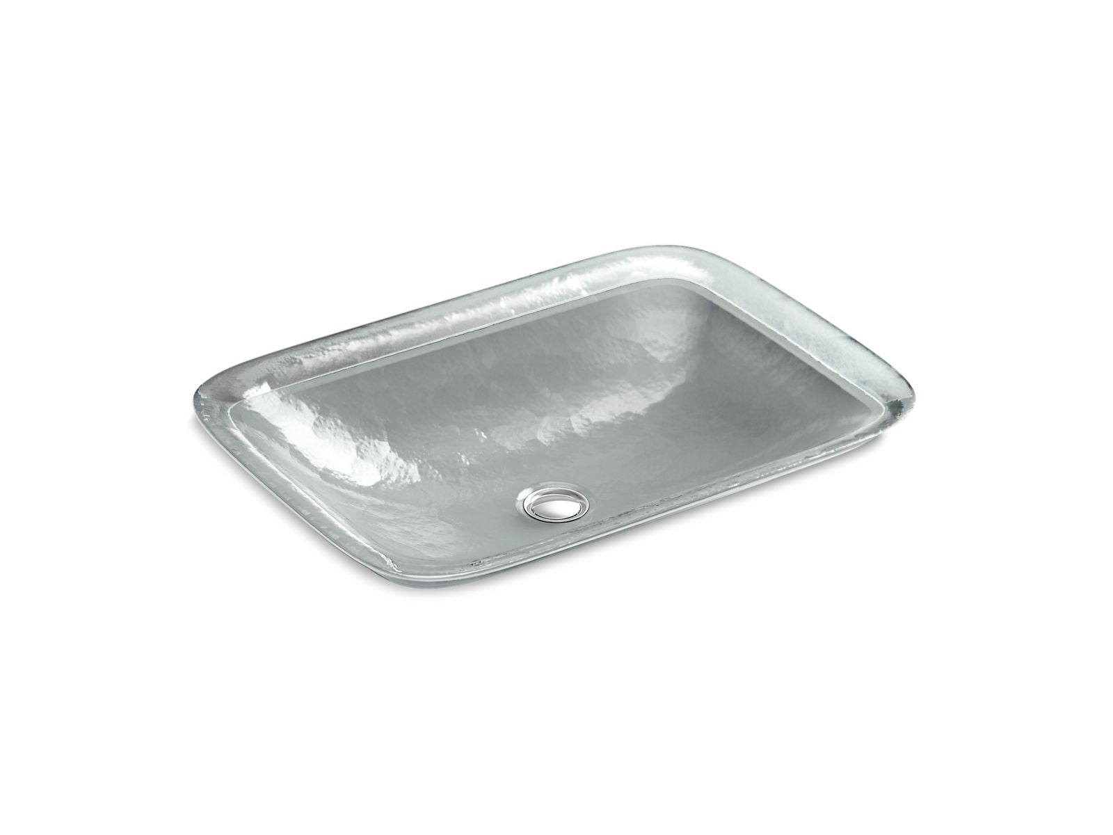 KOHLER K-2773-G8 Inia 20-3/4" rectangular drop-in bathroom sink, no overflow