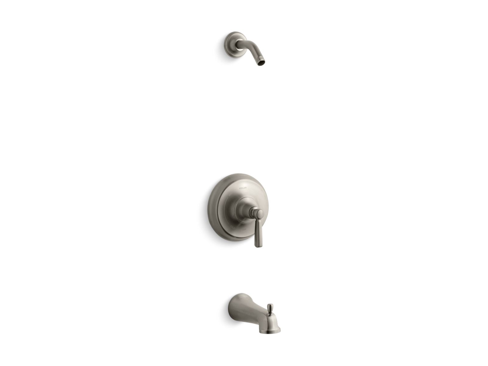 KOHLER K-TLS10582-4 Bancroft Rite-Temp bath and shower trim kit, without showerhead