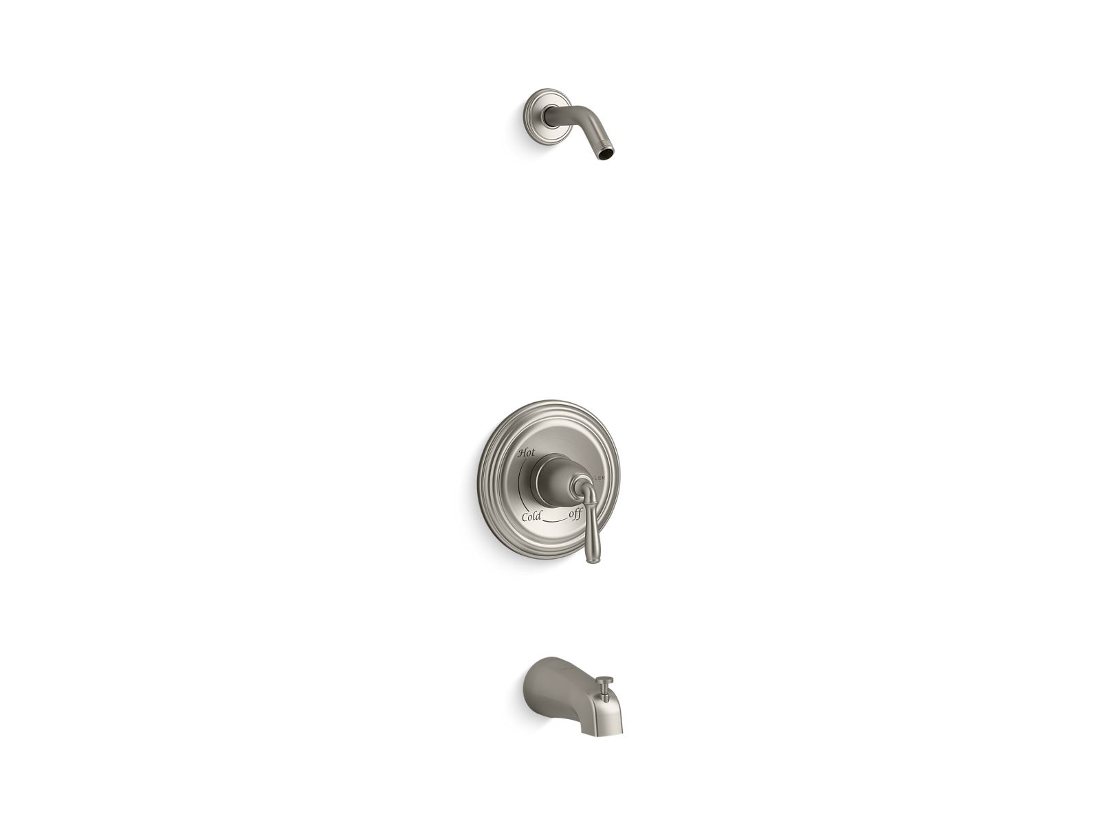 KOHLER K-TLS395-4S Devonshire Rite-Temp bath and shower trim kit, without showerhead