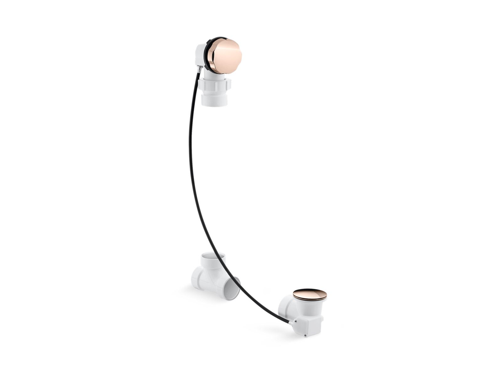 KOHLER K-7214 Clearflo Cable bath drain, less PVC tubing