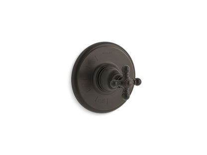 KOHLER K-TS72767-3 Artifacts Rite-Temp valve trim with cross handle