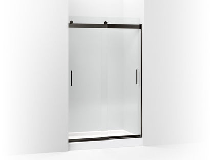KOHLER K-706008-L Levity Sliding shower door, 74" H x 43-5/8 - 47-5/8" W, with 1/4" thick Crystal Clear glass