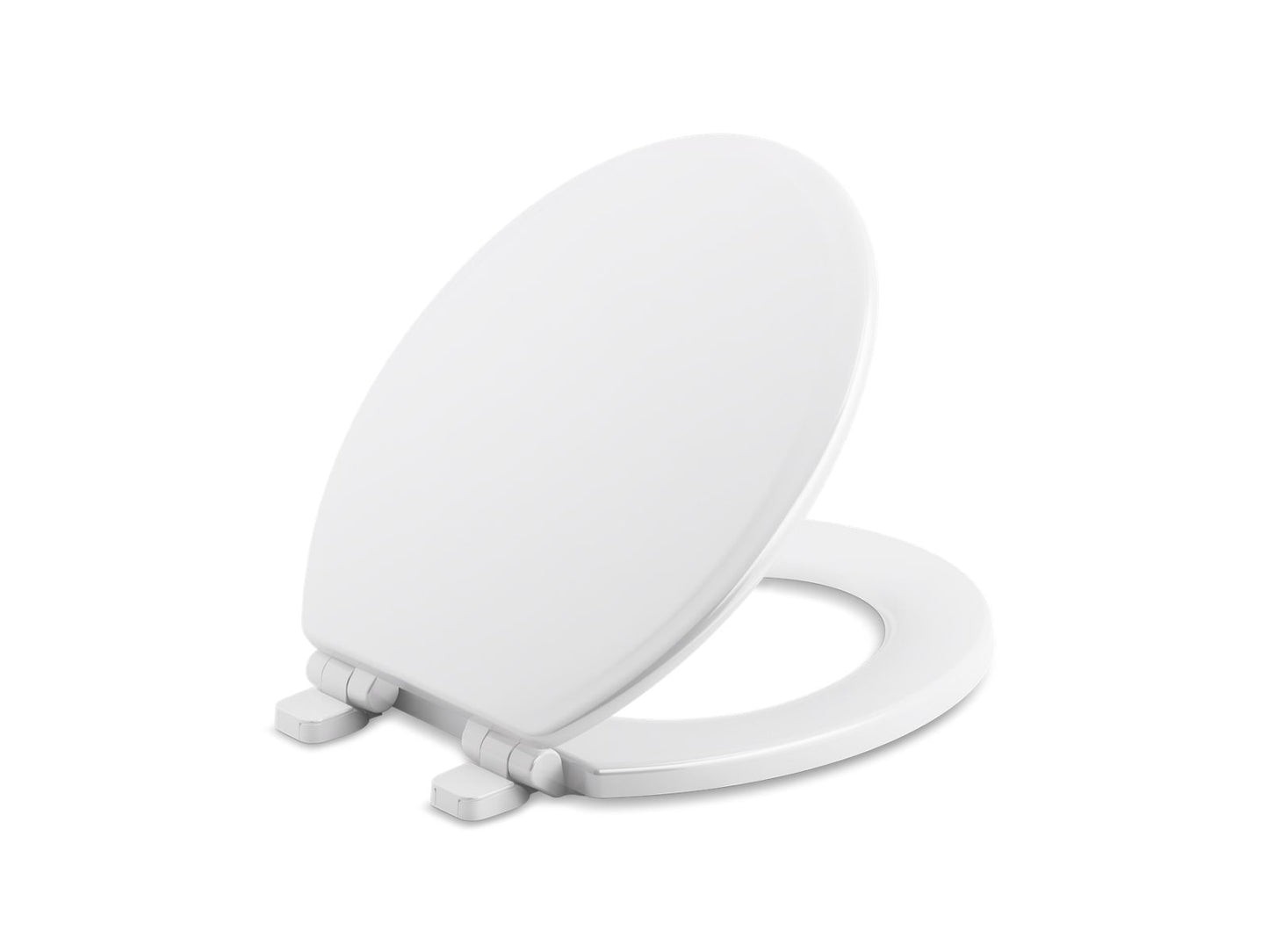KOHLER K-20455 Ridgewood Quiet-Close round-front toilet seat