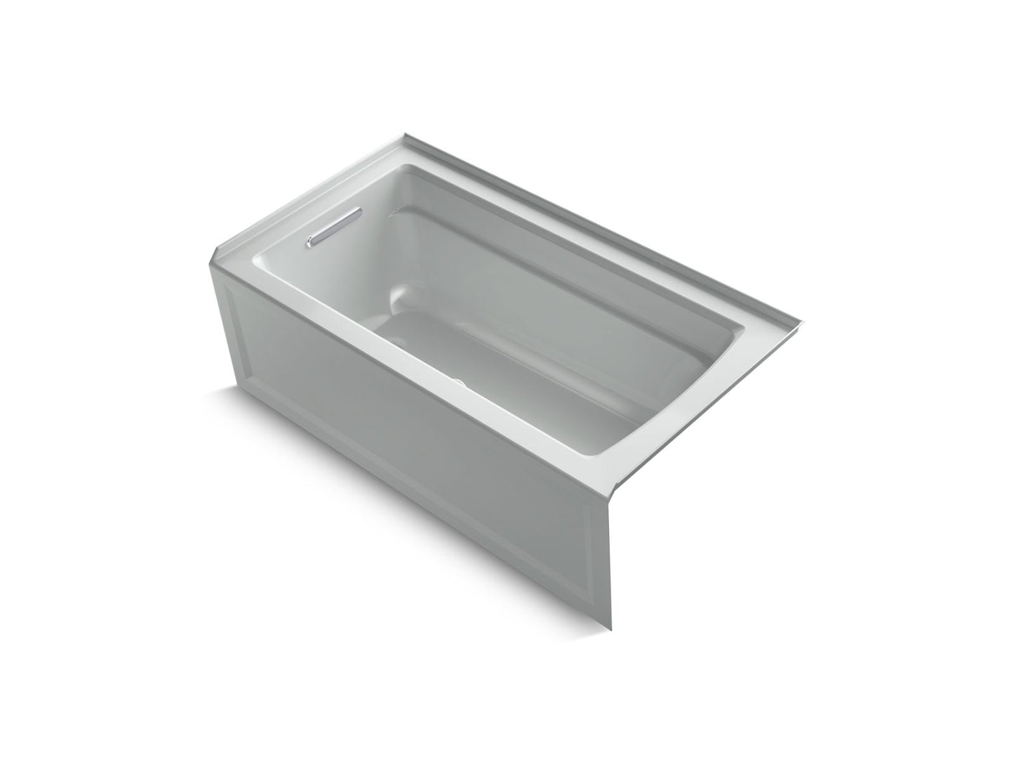 KOHLER K-1123-LA Archer 60" x 32" alcove bath, left drain
