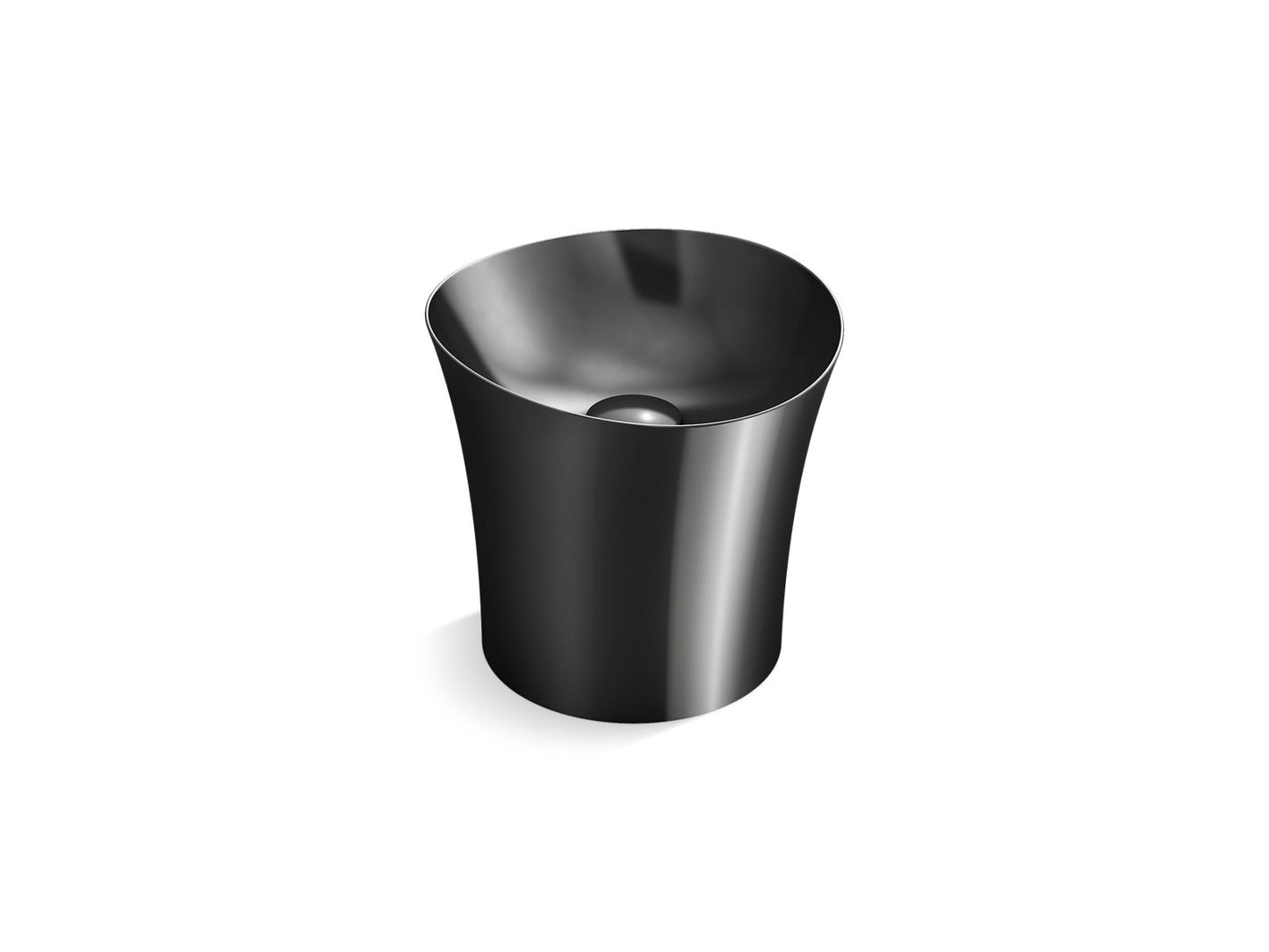KOHLER K-20703-N Veil 16" round vessel bathroom sink or pedestal sink basin, no overflow