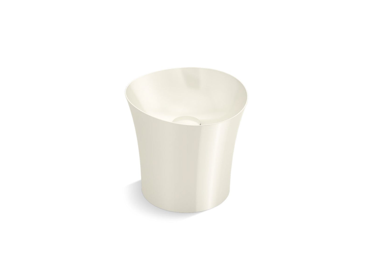 KOHLER K-20703-N Veil 16" round vessel bathroom sink or pedestal sink basin, no overflow