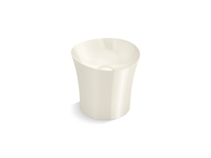 KOHLER K-20703-N Veil 16" round vessel bathroom sink or pedestal sink basin, no overflow