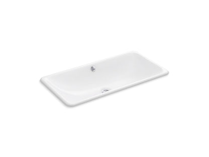 KOHLER K-20212 Iron Plains 30" rectangular drop-in/undermount bathroom sink