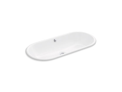 KOHLER K-20213 Iron Plains 33" oval drop-in/undermount bathroom sink