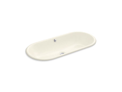 KOHLER K-20213 Iron Plains 33" oval drop-in/undermount bathroom sink