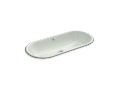 KOHLER K-20213 Iron Plains 33" oval drop-in/undermount bathroom sink