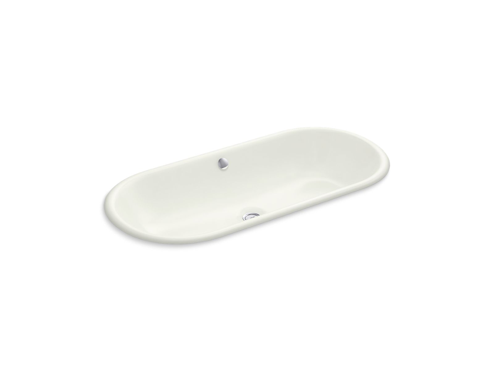 KOHLER K-20213 Iron Plains 33" oval drop-in/undermount bathroom sink