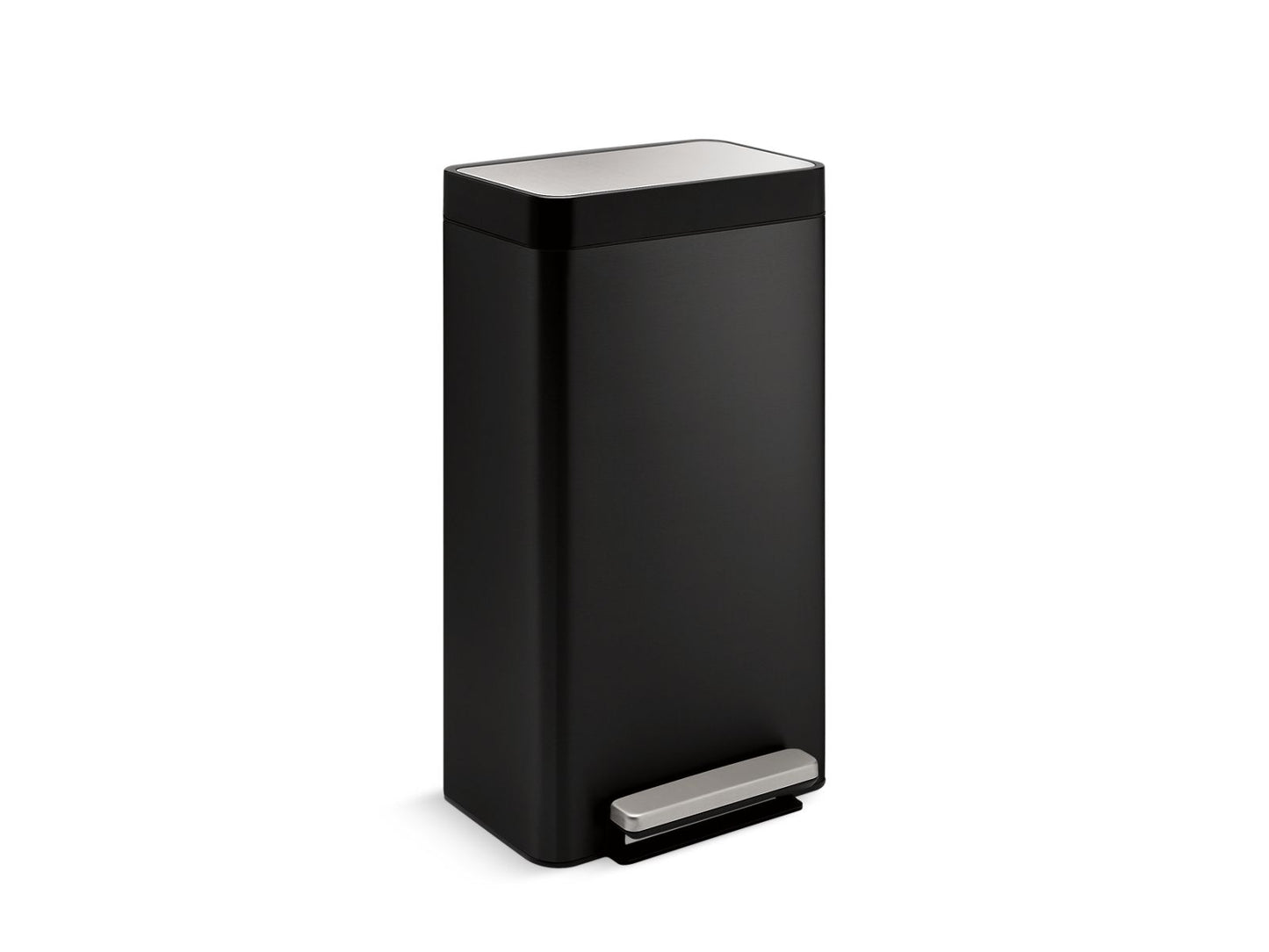 KOHLER K-20941 8-gallon loft stainless steel step trash can