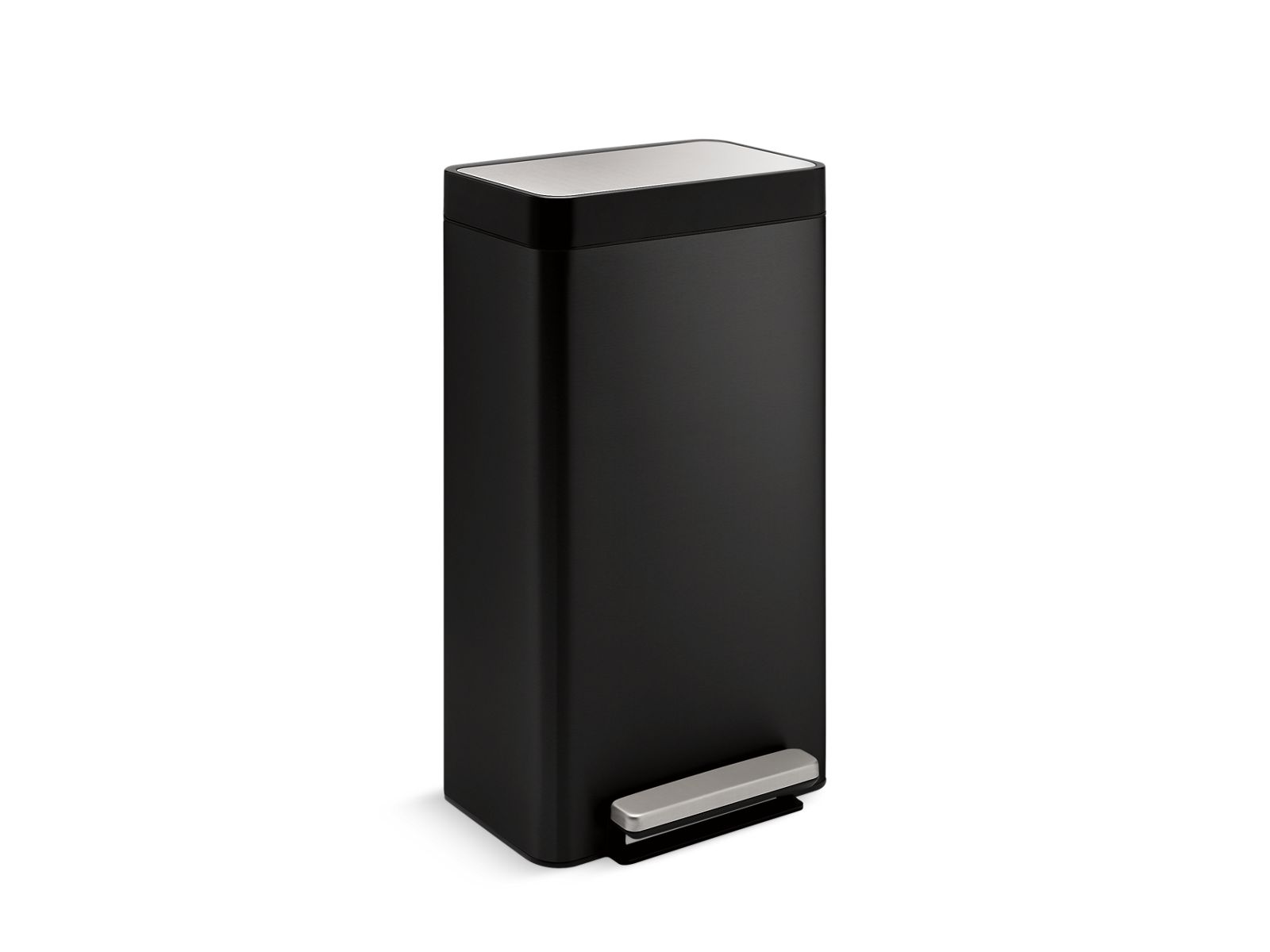 KOHLER K-20941 8-gallon loft stainless steel step trash can