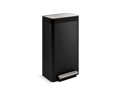 KOHLER K-20941 8-gallon loft stainless steel step trash can