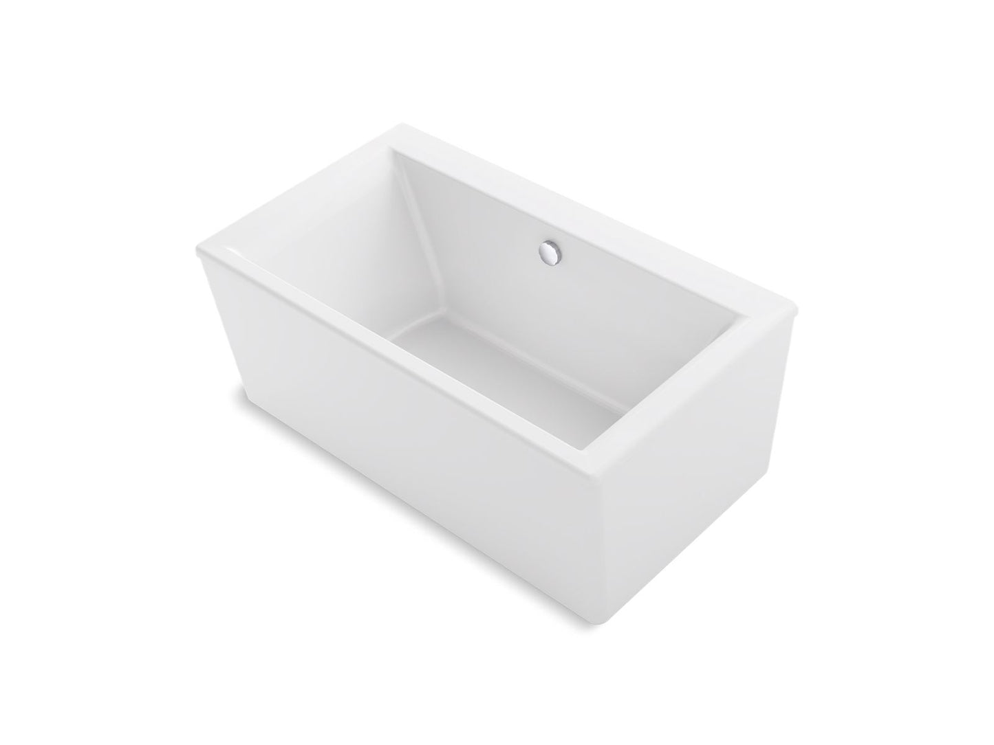 KOHLER K-24010 Stargaze 60" x 34" freestanding bath with straight shroud