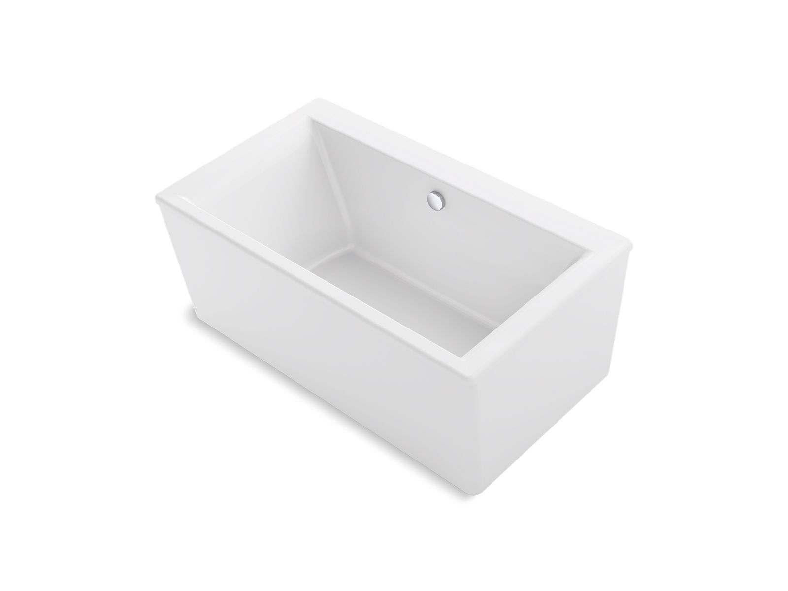 KOHLER K-24010 Stargaze 60" x 34" freestanding bath with straight shroud