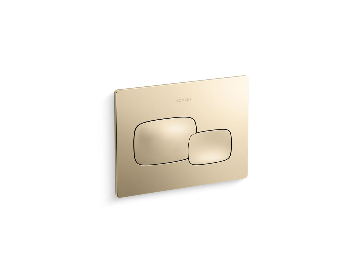 KOHLER K-5413 Cue Flush actuator plate for 2"x 4" in-wall tank and carrier system
