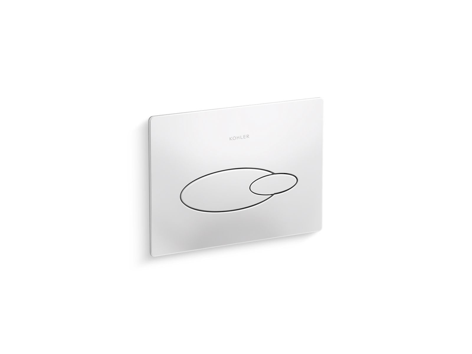 KOHLER K-4177 Droplet Flush actuator plate for 2"x4" in-wall tank and carrier system
