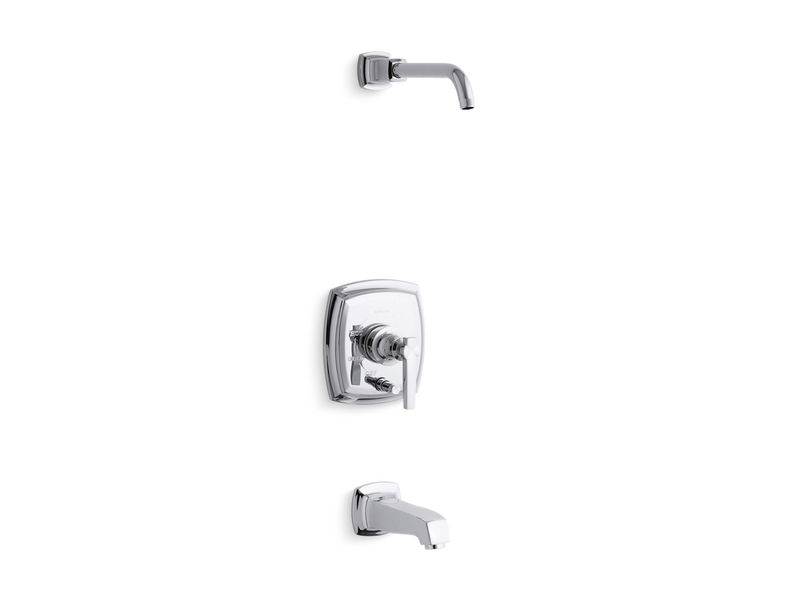 KOHLER Margaux Rite-Temp Pressure Balancing Shower Valve Trim With Lever Handle