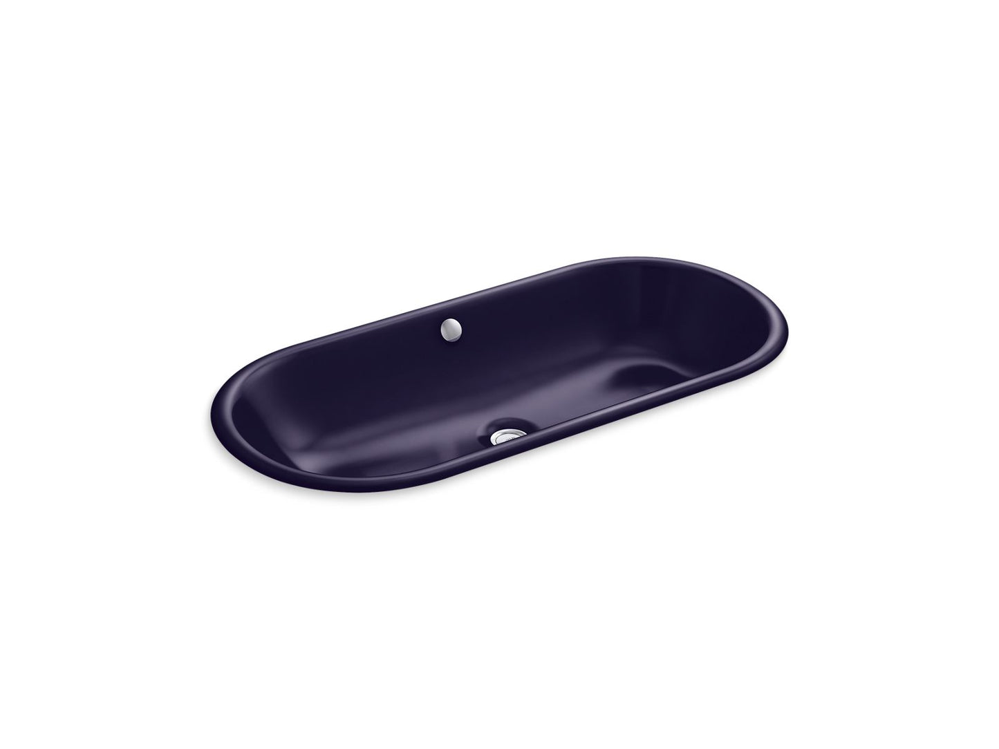 KOHLER K-20213 Iron Plains 33" oval drop-in/undermount bathroom sink