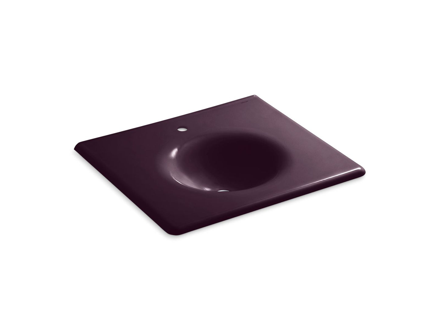 KOHLER Iron/Impressions 25" Enameled cast iron vanity top with integrated round sink