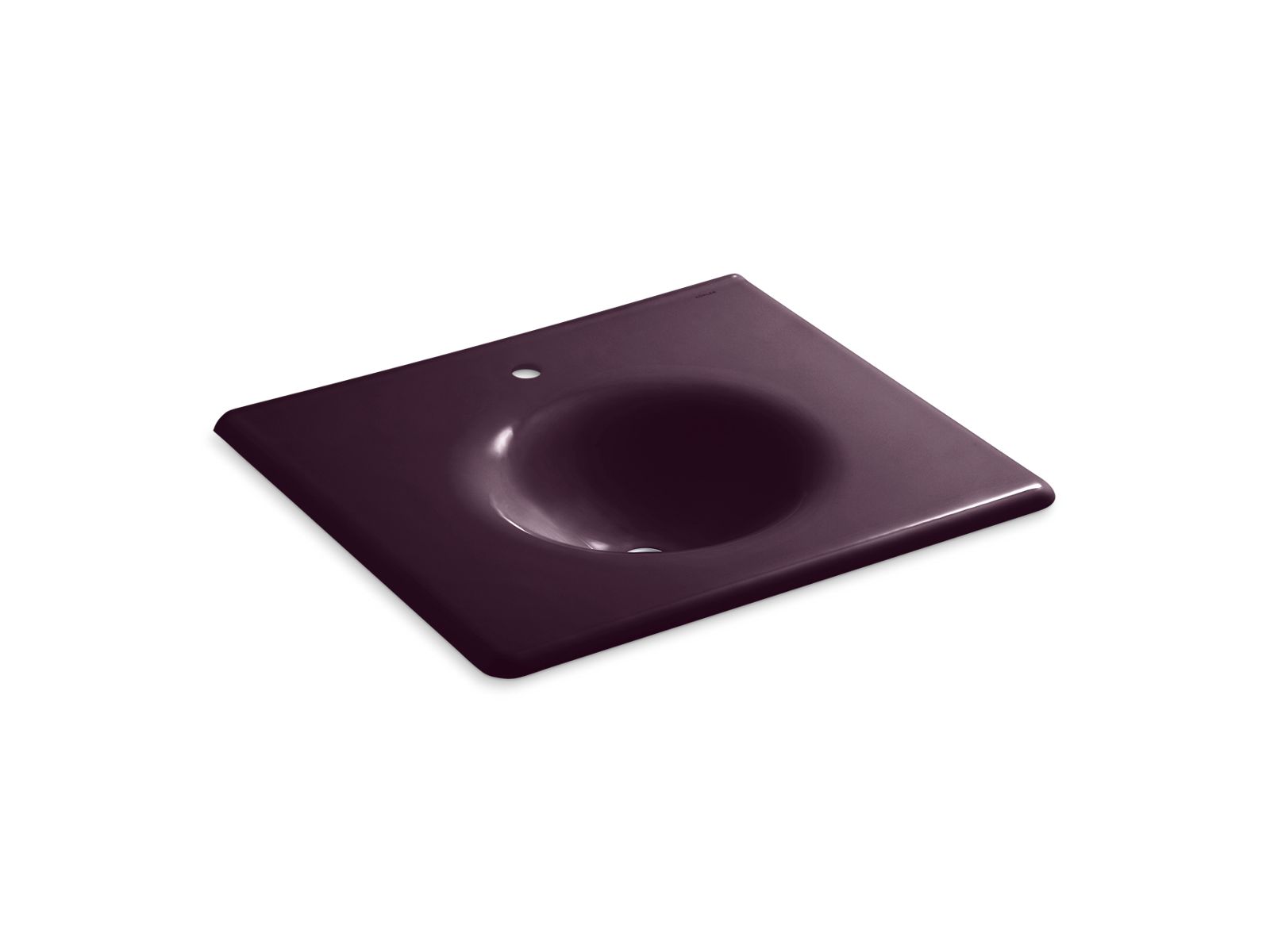 KOHLER Iron/Impressions 25" Enameled cast iron vanity top with integrated round sink