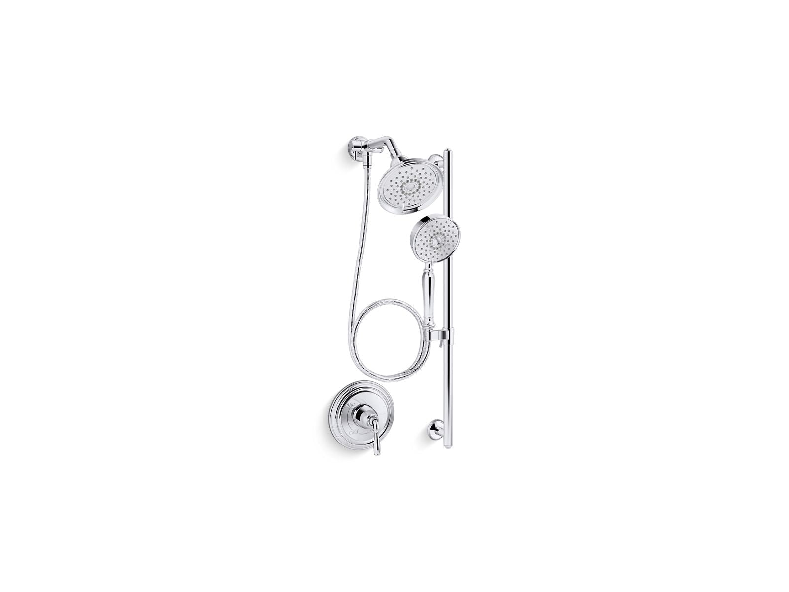 KOHLER K-22179-G Bancroft Showering Kit, 1.75 gpm