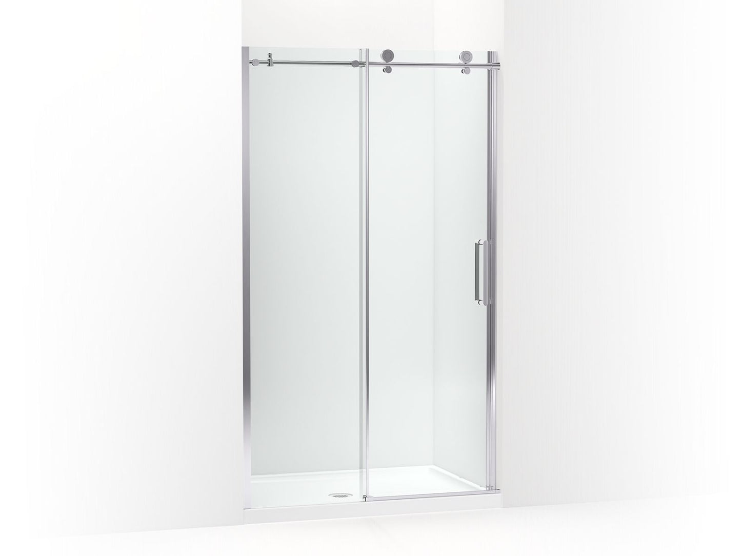KOHLER K-706081-L Composed 78" H sliding shower door with 3/8"-thick glass