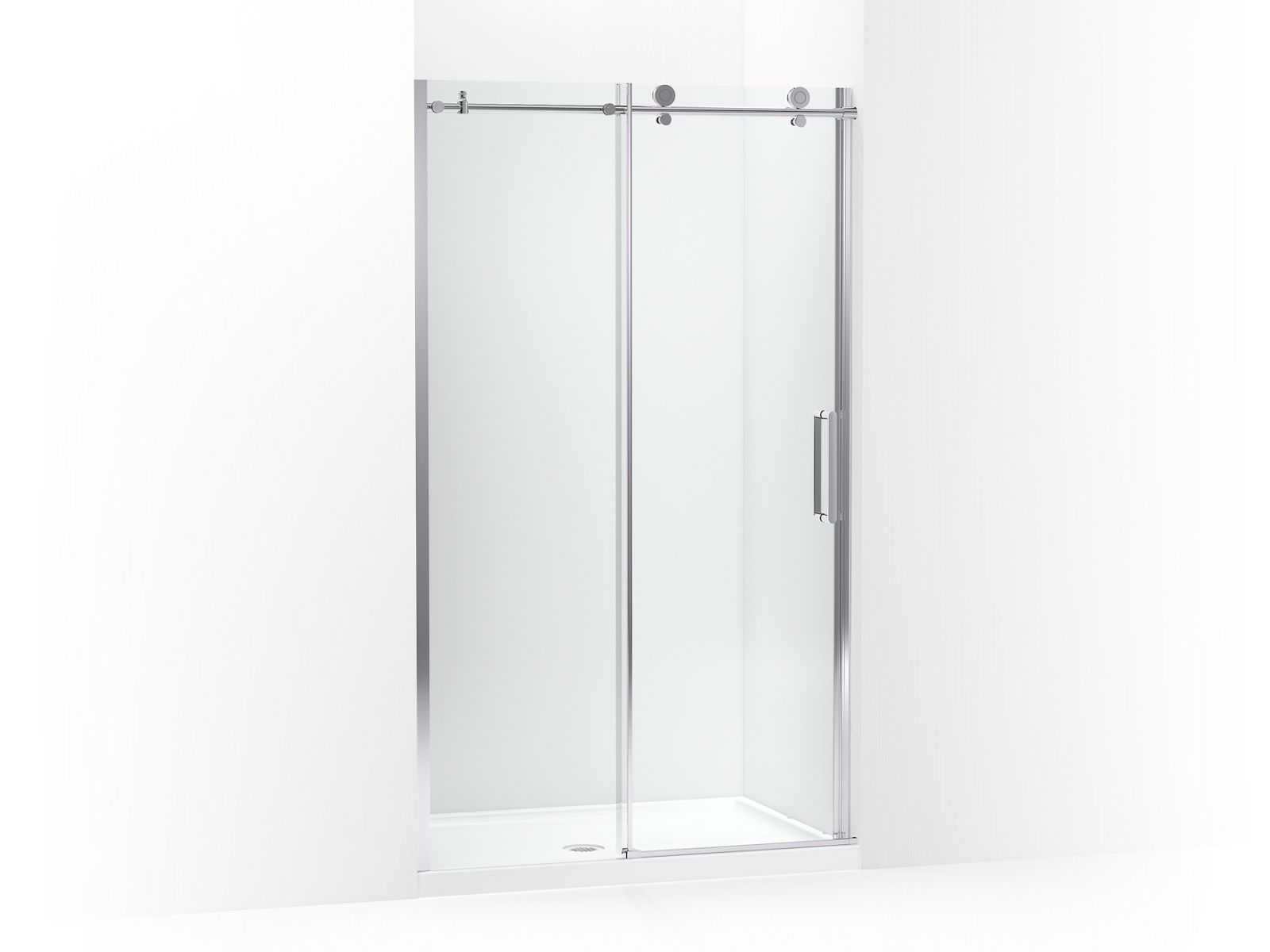 KOHLER K-706081-L Composed 78" H sliding shower door with 3/8"-thick glass