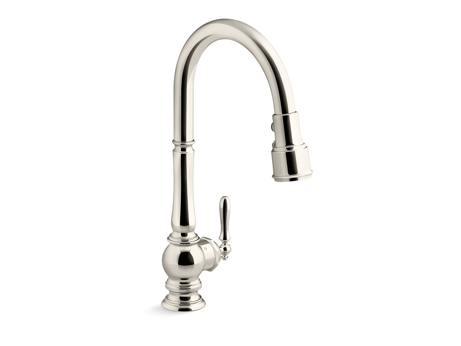 KOHLER K-29709 Artifacts Touchless pull-down kitchen sink faucet with three-function sprayhead