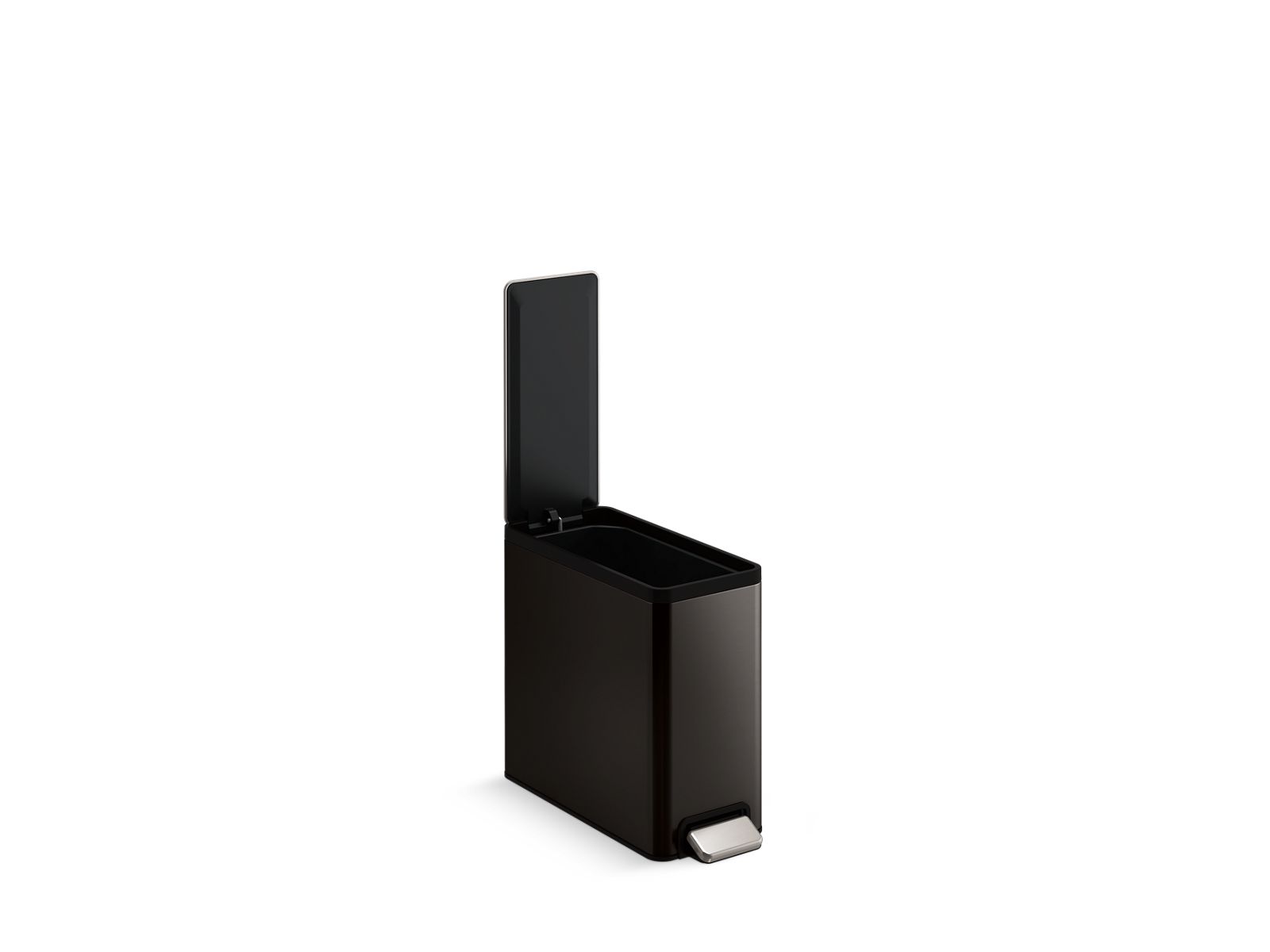 KOHLER K-20957 2.5-gallon slim step trash can