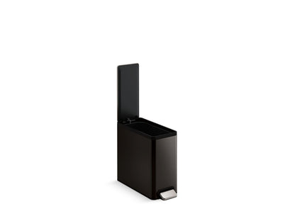 KOHLER K-20957 2.5-gallon slim step trash can